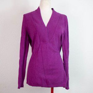 Eddie Bauer V-Neck Sweater Size Med